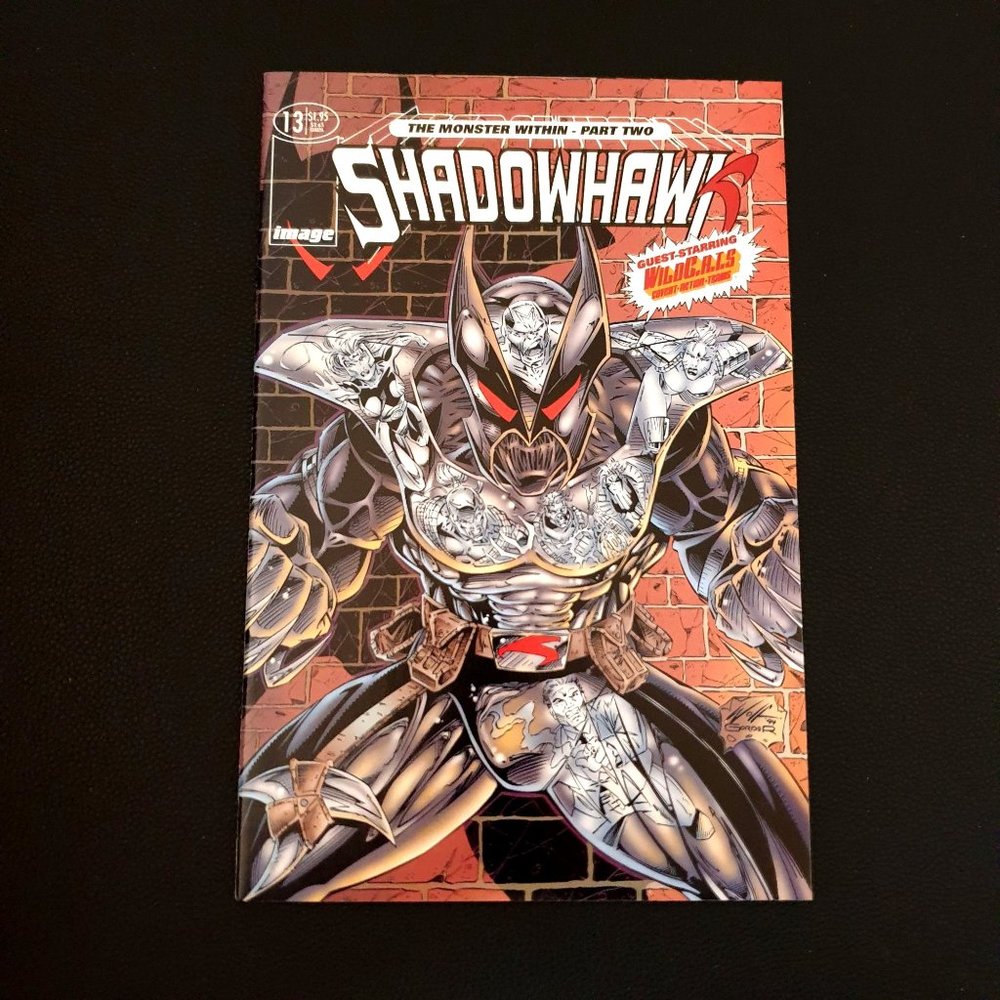 Image Comic Shadowhawk 13 Sept 1994 WildCATS Book Collector Bagged Boarded